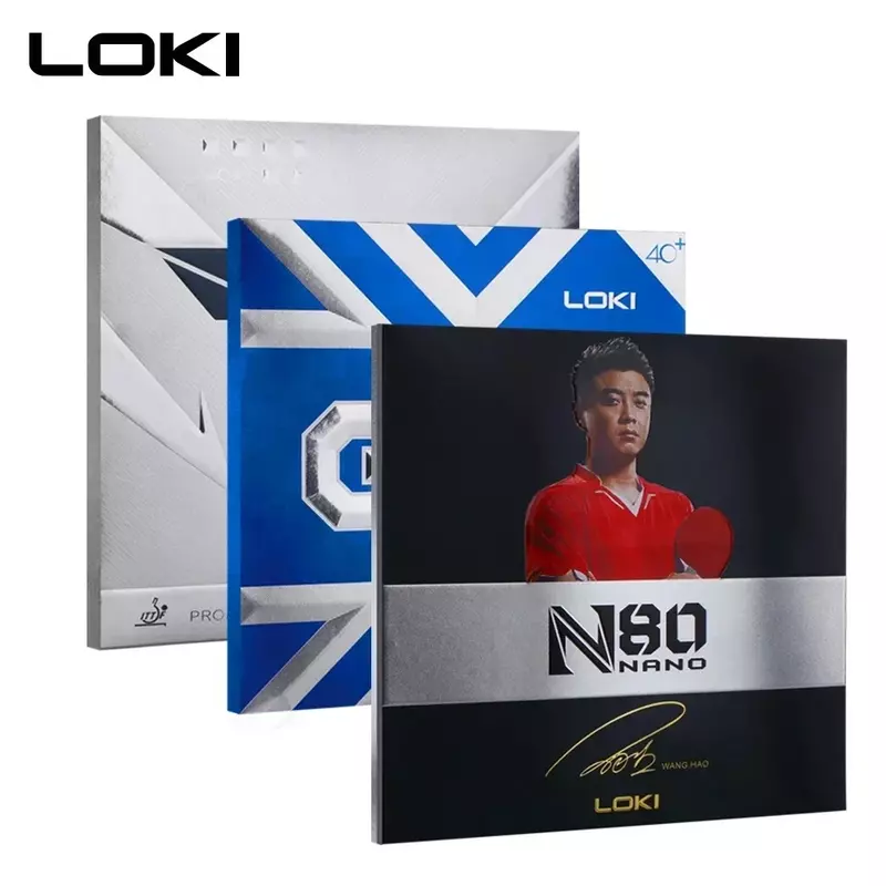 LOKI High Quality Professional Table Tennis Rubber T3 / N80 / GTX Pips In Ping Pong Rubber Sponge for Fast Attack/Loop/Control