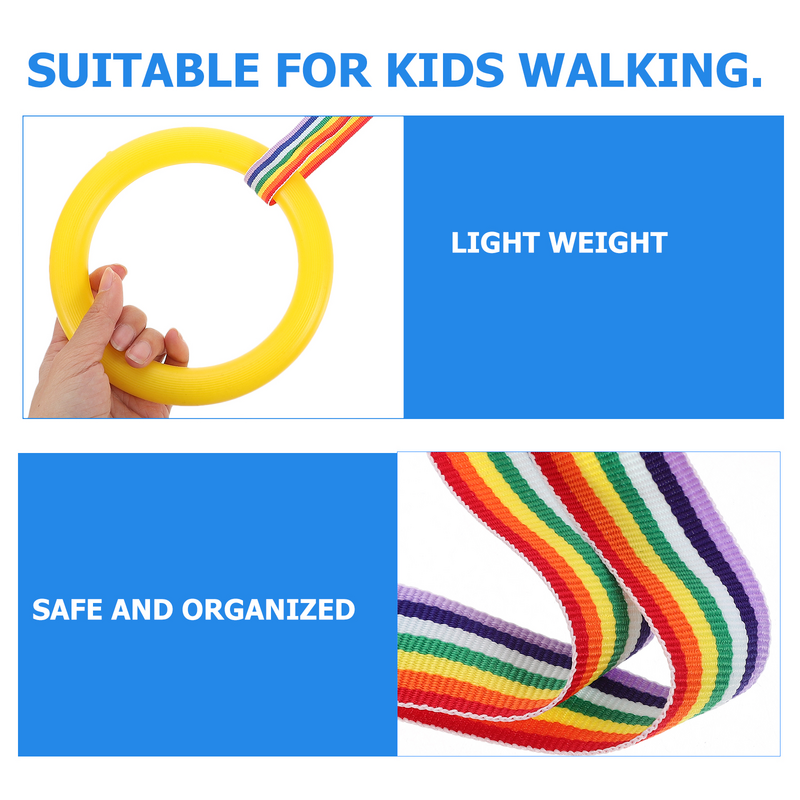 Correa de muñeca de cuerda de tracción antipérdida para niños pequeños, desmontable para caminar, seguridad para niños con asa