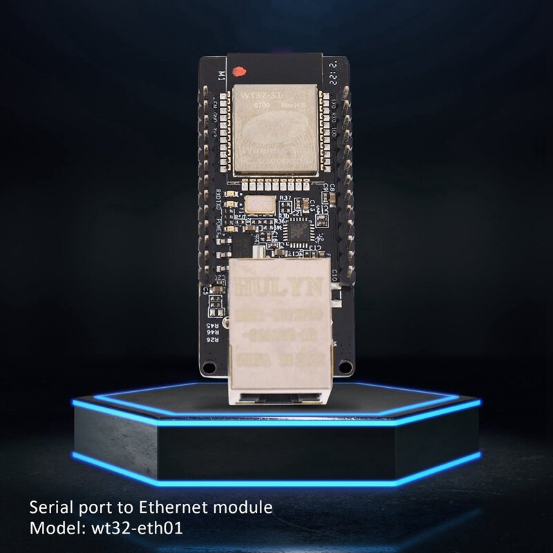 Embutido Serial Port Networking Bluetooth e Wi-Fi Combo Gateway Module, WT32-ETH01