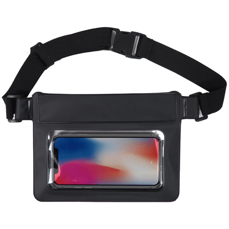 Mobile Phone Bag Waterproof Waist Bags Dry Float For Swimming Snorkeling Universal Phone Protective Pouch Touch Screen 플라스틱 허리가방