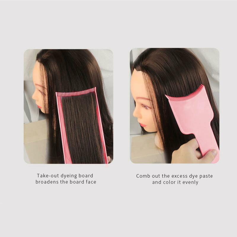 Ergonômico cabelo Dye Board para Stylist, Professional Salon Styling Tool, Destacando Paddle