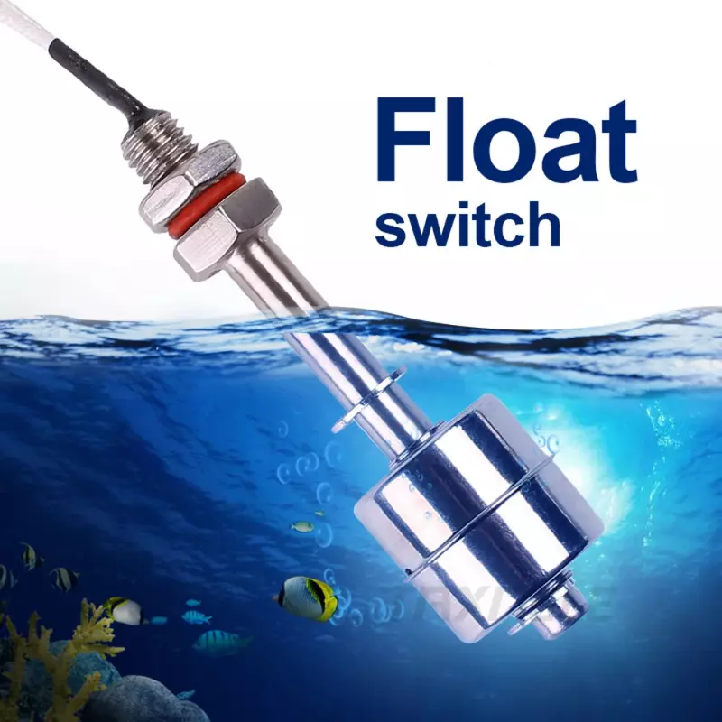 Float Switch High Temperature Resistant  Stainless Steel Water Tower Water Level Automatic Level Controller Temperature Sensor