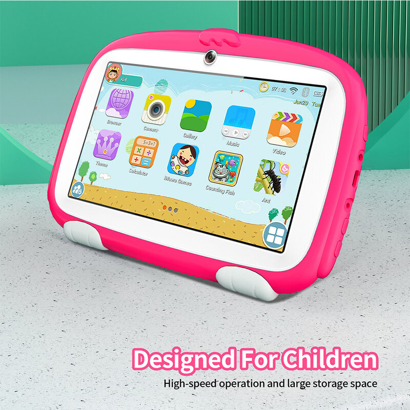 Sauenaneo-Mini tableta de 7 pulgadas, dispositivo con Android 9, 4GB de RAM, 64GB de ROM, cámara Dual, 4000mAh, regalo para niños
