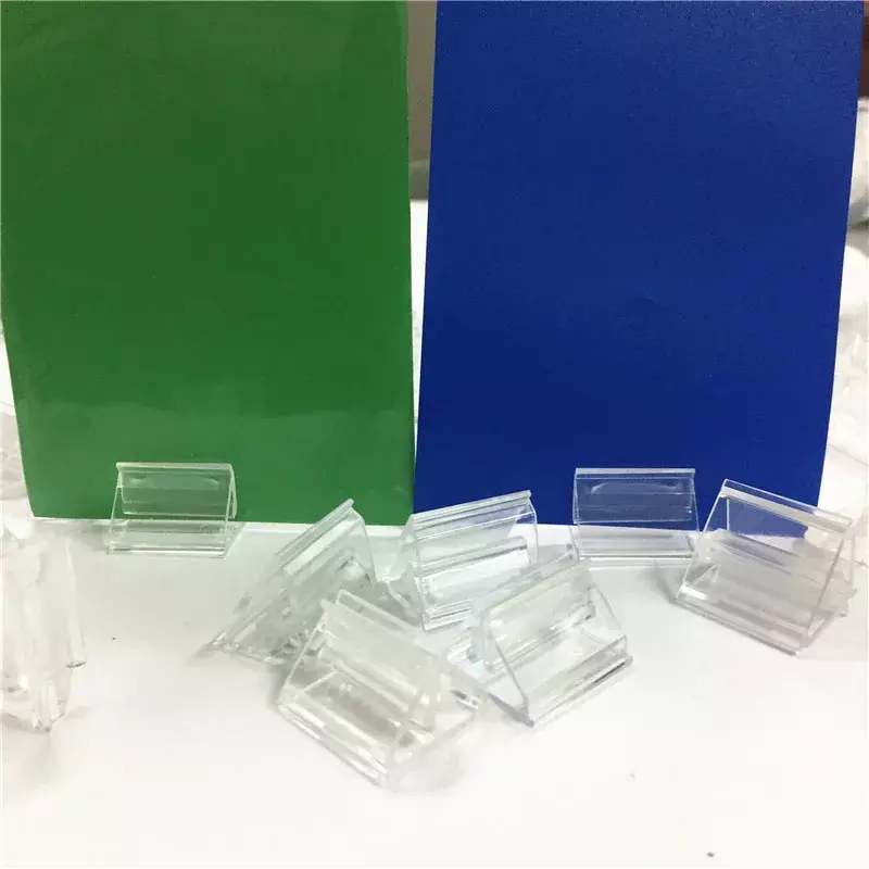 10 Stuks 20 Stuks 50 Stuks Transparant Plastic Standaard Kaartbasis Voor Bordspellen Kinderen Kaarten Houder Game Accessoires Voor 1.5Mm Kaarten