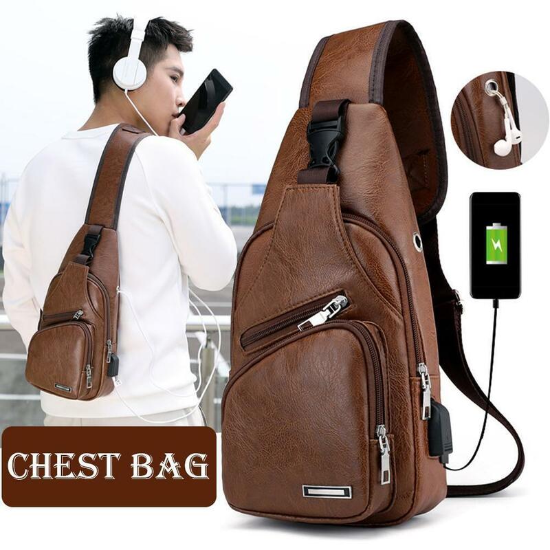 Casual Men's Chest Bag Business Shoulder Bag Messenger Bag Nylon Canvas Fashion Waist Bag Outdoor Sports Brand Shoulder Bag