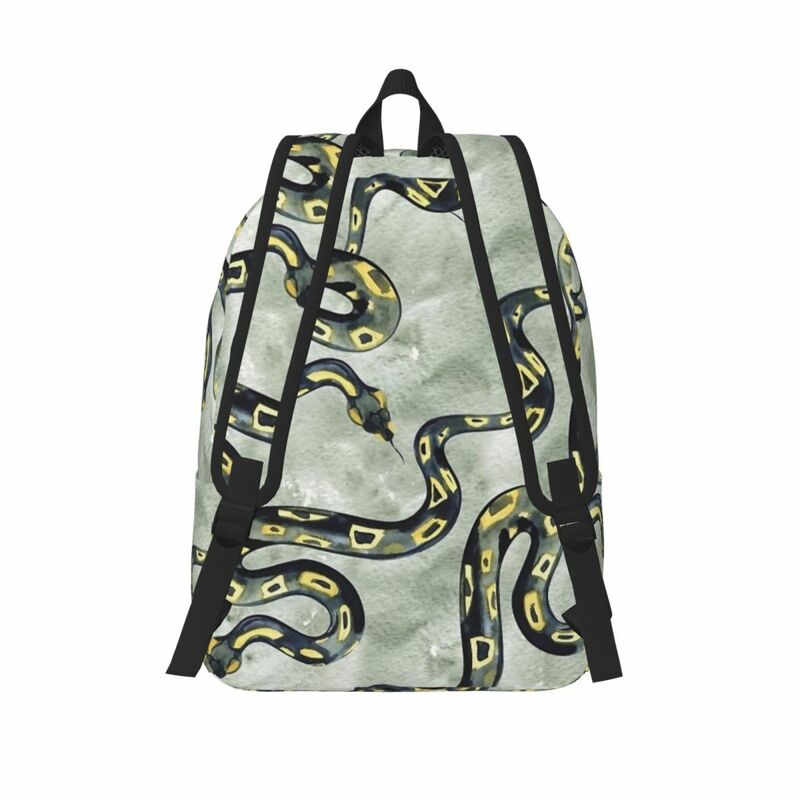 Snake Lover zaino per scuola materna scuola primaria studente Bookbag Boy Girl Kids Canvas Daypack leggero