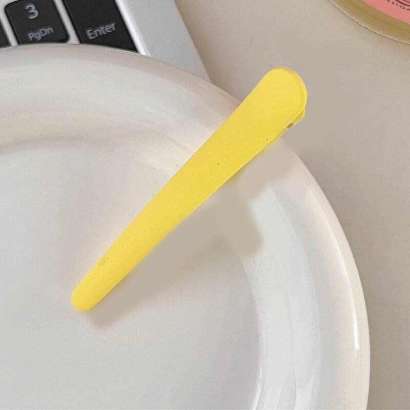 Candy Color Duckbill Clips for Children Hair Clip for Girls Bobby Pin Nonslip Side Bangs Clip Hair Accessories