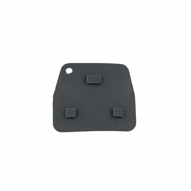 Mini Remote Sleutel Case Voor Toyota Rubber Pad Voor 2 Of 3 Knop Sleutelhanger Case Yaris Corolla Avensis Reparatie