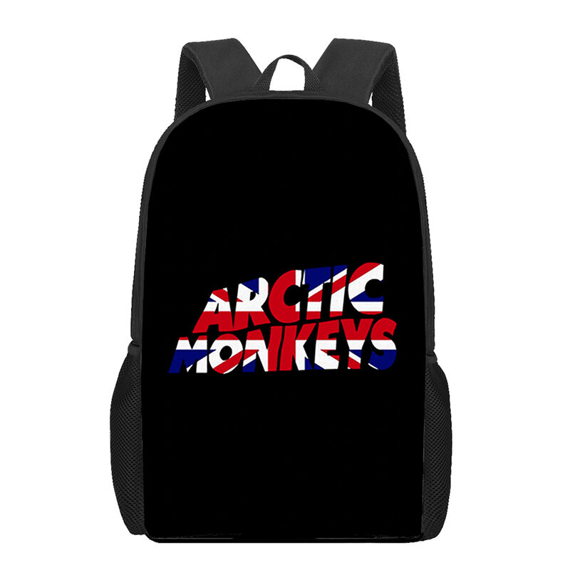 Arctic Monkey tas ransel anak laki-laki, tas sekolah untuk remaja, tas buku harian, tas ransel multifungsi