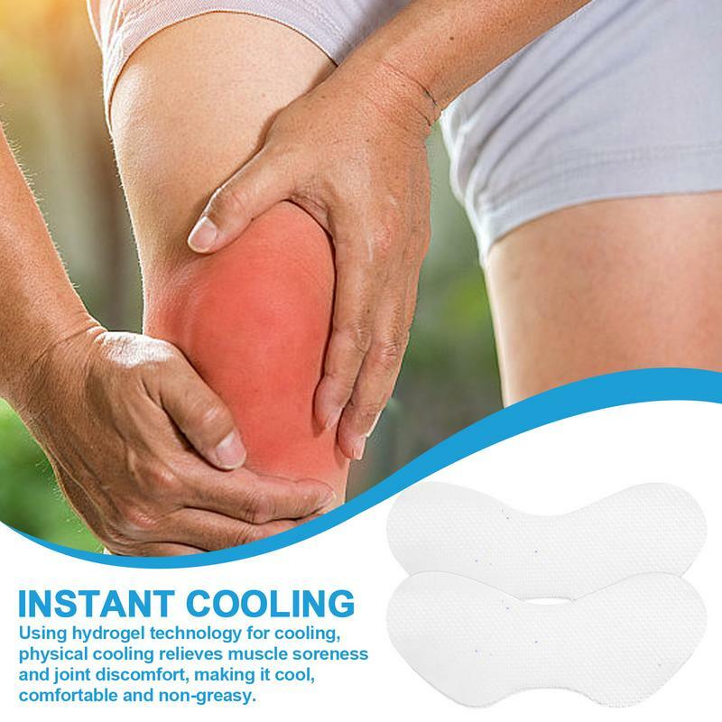 Podkładki chłodzące dyskomfort wielofunkcyjne żelowe plastry chłodzące do wygodna skóra artykułów sportowych do kolan kostki ramię