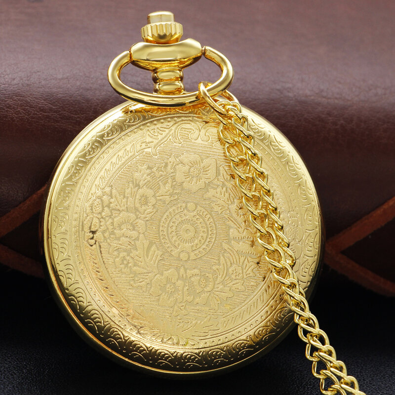 Montre de poche à Quartz pour homme et femme, style Steampunk, Vintage, avec chaîne, pendentif, collier exquis, CF1205