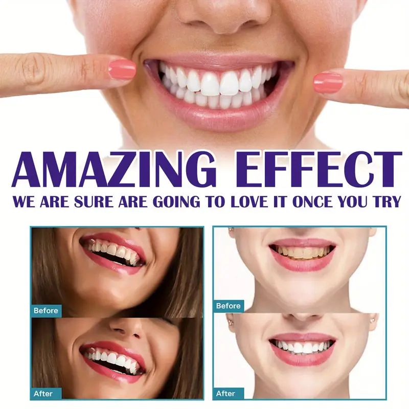 Mousse de creme dental para limpeza oral, Creme dental clareador, Removendo manchas dentárias, Higiene Oral, V99, 60ml, Novo, 2023