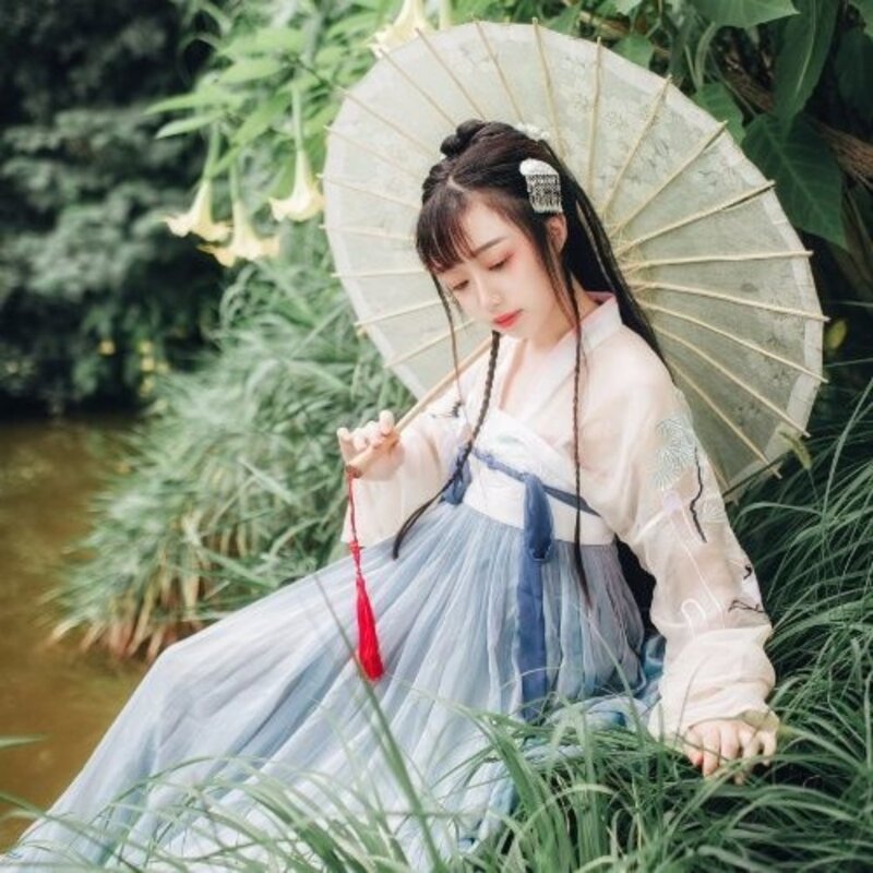 Traditionele Chinese Kleding Vrouwen Hanfu Fee Jurk Oude Han Dynastie Prinses Klassieke Dans Kostuum Festival Outfit