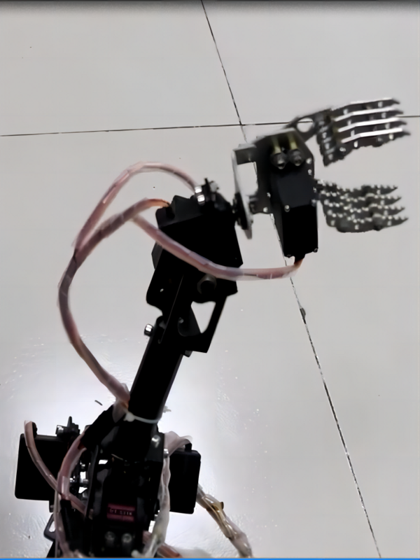 1 Dof G6 Metalen Robot Arm Grijper 150Mm Diy Mechanische Klauw Klem Met Servo Mg996 Rc Robotarm Ecucational Diy Voor Arduino Uno