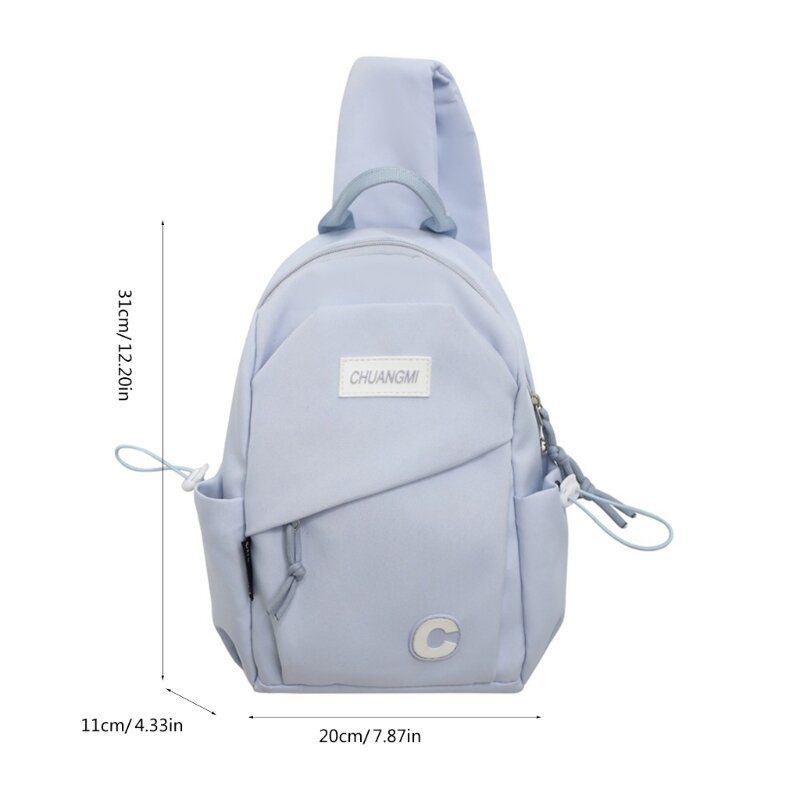 Funktionelle Brusttasche, leichte und einzigartige Schultertasche, Sport-Umhängetasche, geeignet für Reisen und Outdoor