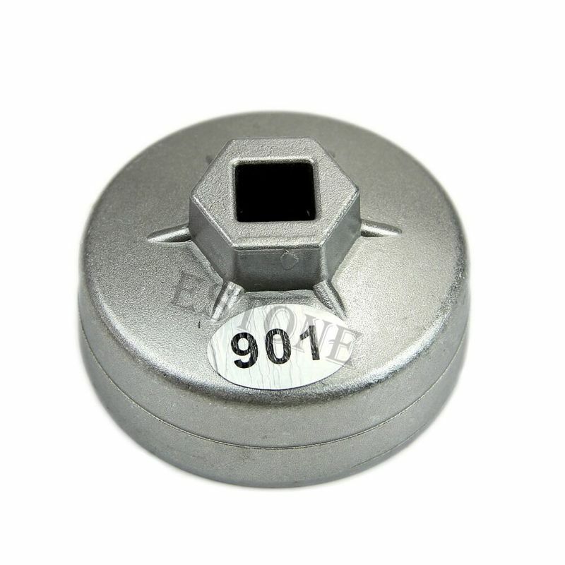 Square 14 Flutes End Cap Oil Filter Wrench Auto Tool For 65mm Drop ship