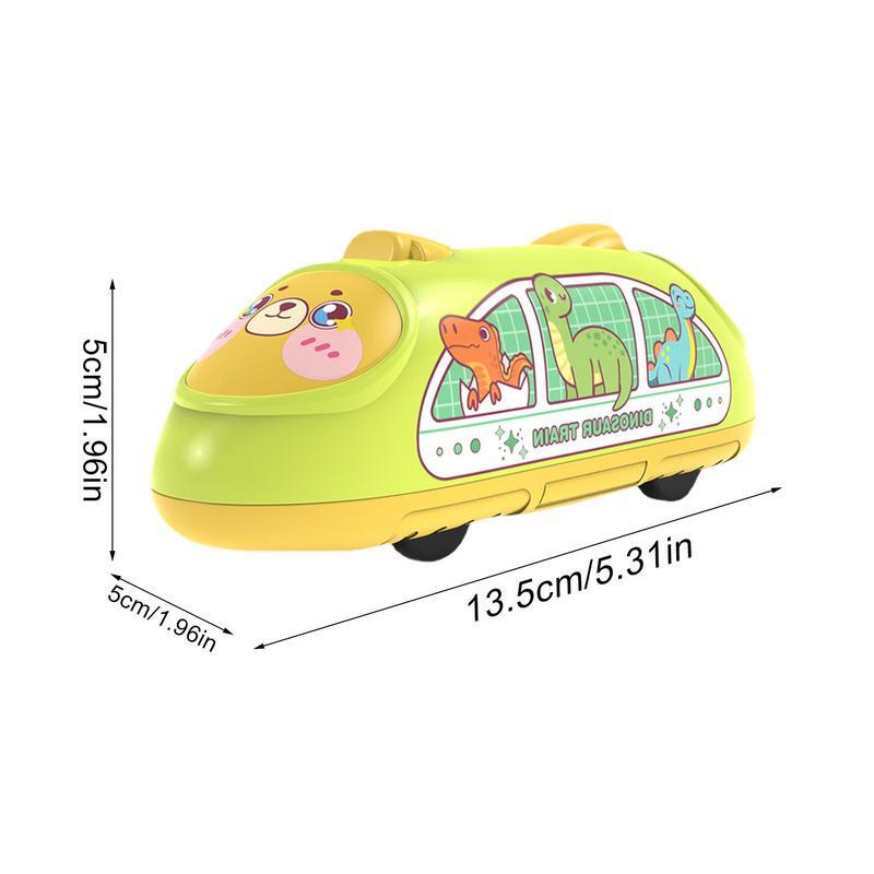 Pull Back Car Toy Cute Push And Go Double Sided Vehicle Toy Car Model Anti Wear Impact Resistant For Girls Boys Children