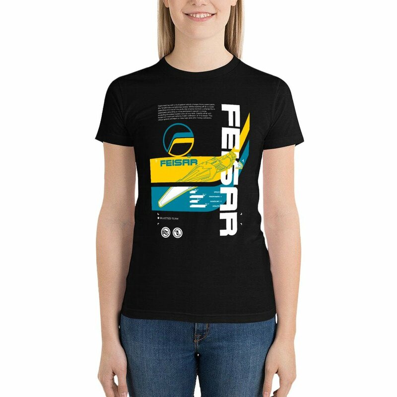 Wipeout 2049-feisar-coverart T-Shirt grafis pakaian anime wanita tee shirt
