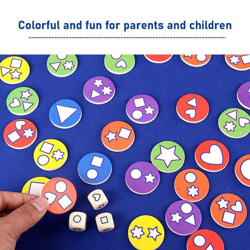 Giocattoli di smistamento per bambini giocattolo di abbinamento a forma di legno giocattolo educativo sensoriale per l'apprendimento Montessori forme di caramelle gioco di abbinamento di giocattoli