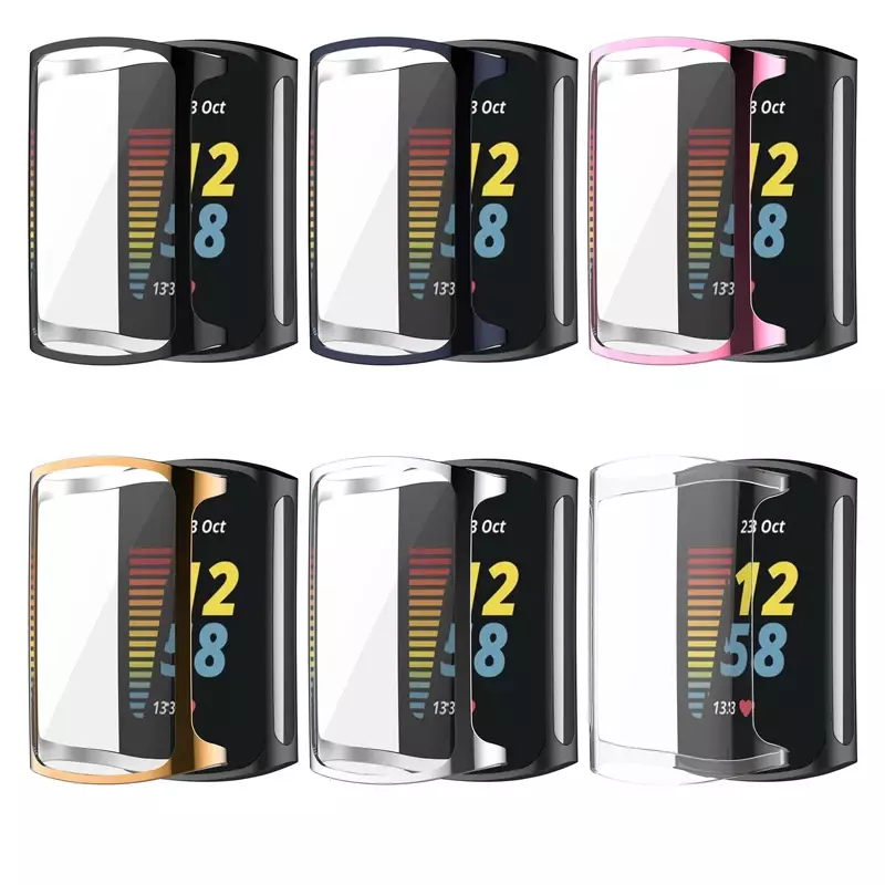 Displays chutz hülle für Fitbit Charge 5/6 Ultra Slim Soft TPU Uhr Schutzhülle für Fitbit Charge5 Charge5 Zubehör
