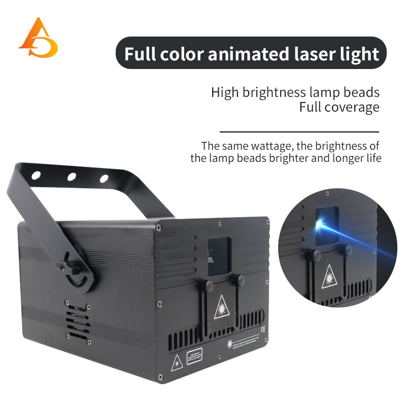 Animation Beam Scanner 1W 2W 3W 4W RGB  Laser Light Projector DJ Disco Bar Club Party Dance Wedding Xmas Effect Show Lamp