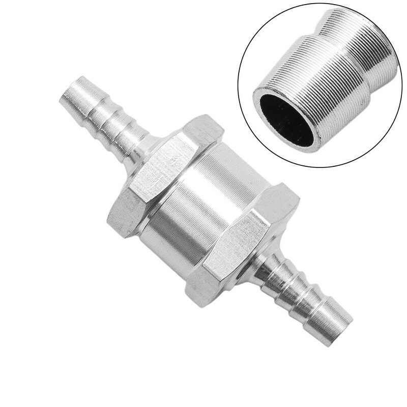 Válvula de retención unidireccional de aluminio, 6/8/10/12mm, para combustible, Vapor de agua/aire, 0,2-6 Bar