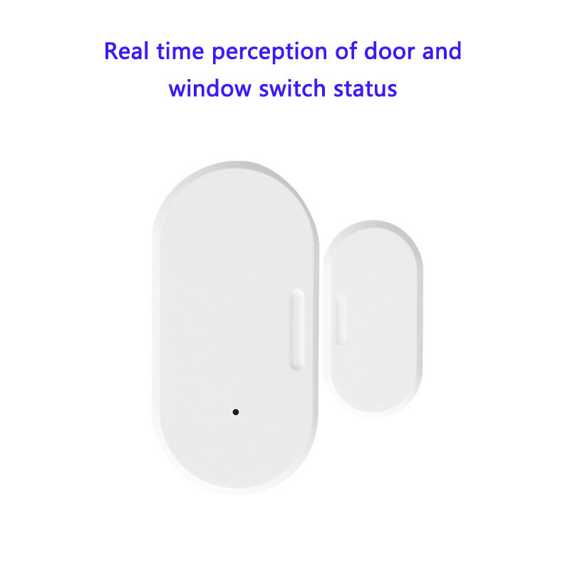 Tuya Door Window Magnetic Zigbee Sensor Wireless Vibration Detector Anti-theft Alarm Remote Control for Home/Hotel/Shop/School