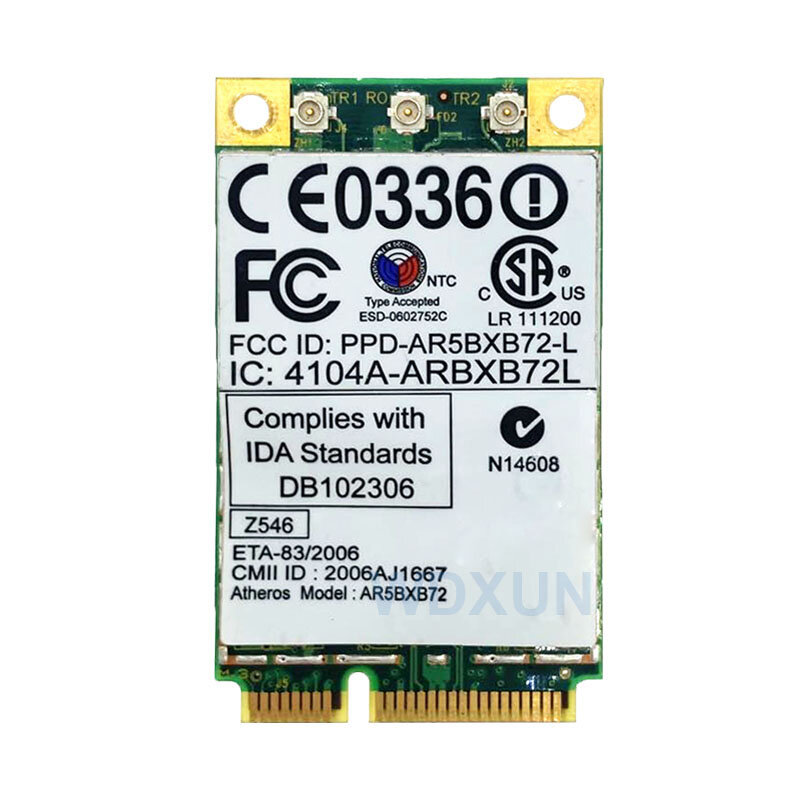 اثيروس AR5BXB72 Ar5008 AR5418 802.11a/b/g/n 300 M PCI-e بطاقة IBM T60 R60 R61 T61 x61 T61P WIFI بطاقة WLAN