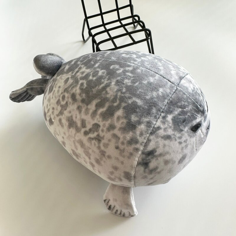 Bantal segel 20cm kaiyui, mainan boneka segel lembut populer akuarium mewah