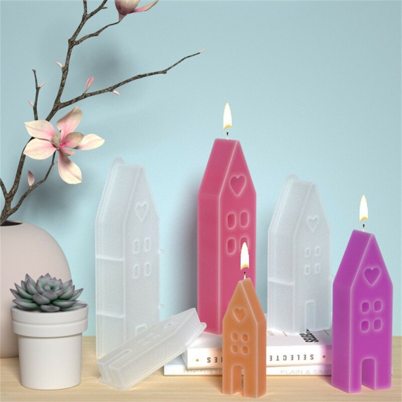 Moules de maison de Pâques en silicone 3D, outils de cuisson, décoration de maison de Pâques, considérant des moules