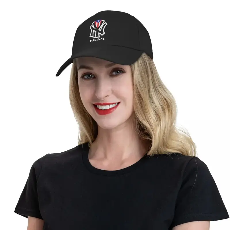 หมวกเบสบอลเบอร์โตริกันนี่สตรีทแวร์หมวกบังแดดใหม่ในหมวกของผู้ชายผู้หญิง