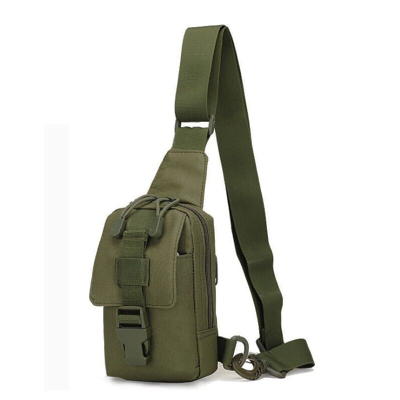 Sac de poitrine tactique militaire d'extérieur pour hommes, sac à bandoulière étanche, Mini Pack, petite pochette de voyage pour téléphone portable, randonnée