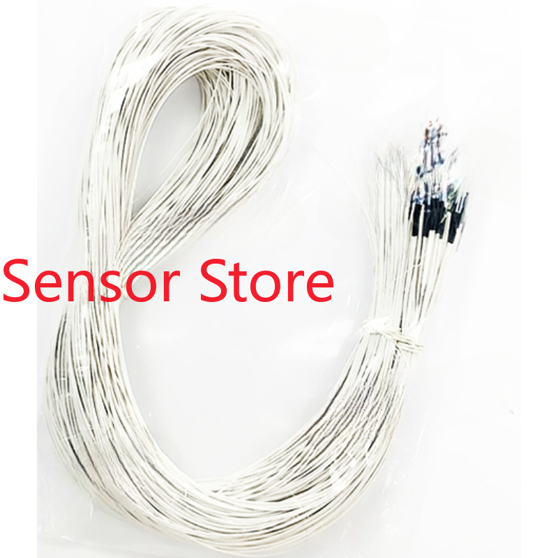 5 buah termistor bersegel kaca tunggal Sensor temperatur Printer 3D 100K 1% 3950 200 derajat tahan