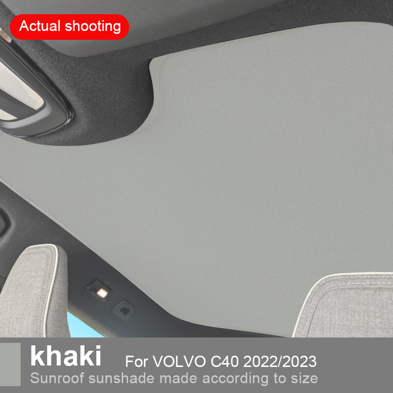 Auto Wärme isolierung Schiebedach Sonnenschutz abdeckungen für Volvo C40 Wärmedämmung Oberlicht Sonnenschutz Schnalle Sonnenschutz