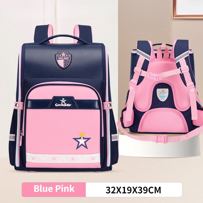 Primary Girl Boy Noble British Style Fashion Schoolbags New Popular Children Students High-capacity Light Backpacks Breathable