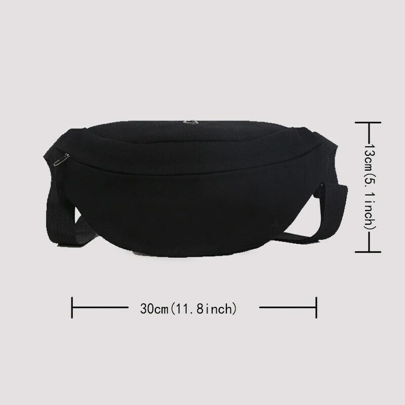 Outdoor Waist Packs Casual Men Shoulder Bags Running Belt Pouch Fanny Pack Mobile Phone Bag Bride Pattern Canvas Chest Bag
