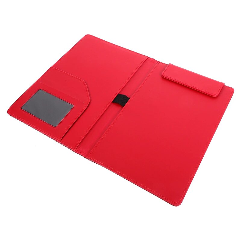 Folder gesper magnetik Tablet File kantor, perlengkapan sekolah Pu untuk kelas