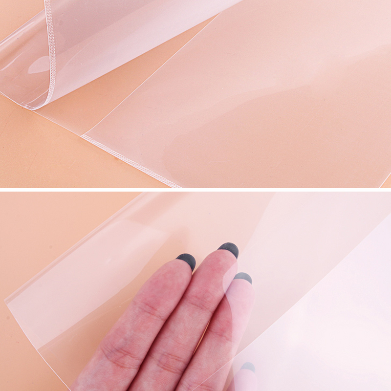 Couverture de carnet de notes en plastique transparent étanche, protecteur de film, cahier d'exercices, 16K
