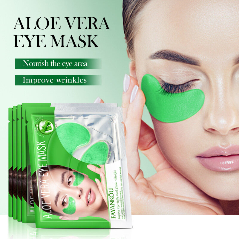 Masque pour les yeux au collagène doré 24K, 50 paires, anti-cernes, patch hydratant et raffermissant, soins de la peau