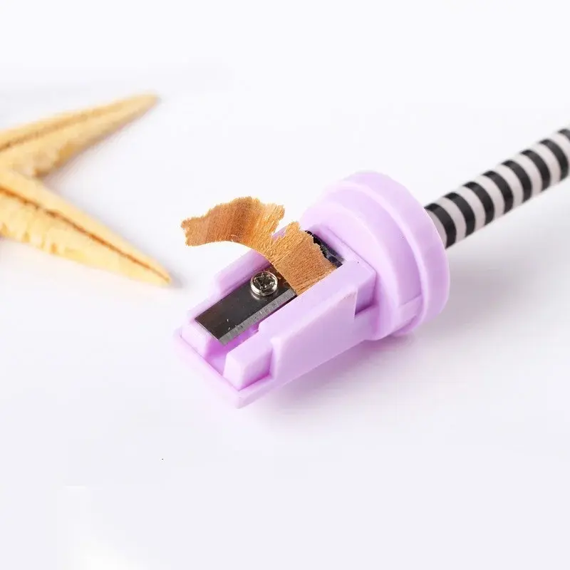 Creative  Eco-friendly Mini Pencil Sharpener and 4 Erasers In School Supplies Korean Stationery Random Colours