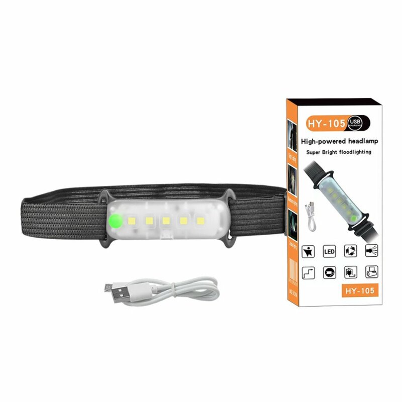 Rechargeable Headlight 50000LM T6 LED Headlamp Fishing Lamp Lightweight Head Torch Light Universal Miner Lamp