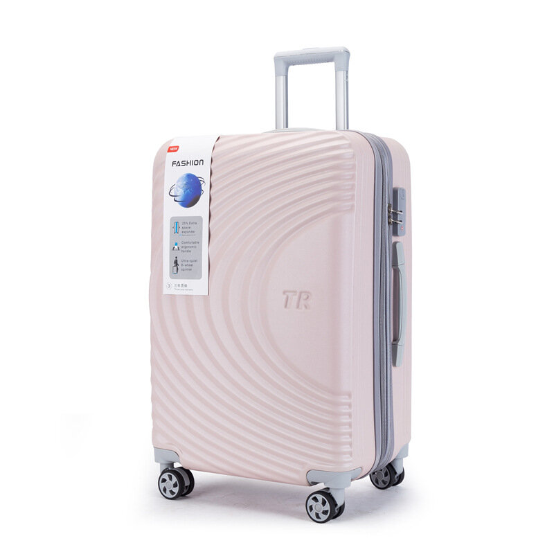 Spinner Luggage Suitcase ABS Trolley Case Travel Bag Rolling Wheel Carry-On Boarding Men Women Luggage Trip Journey Suitcase