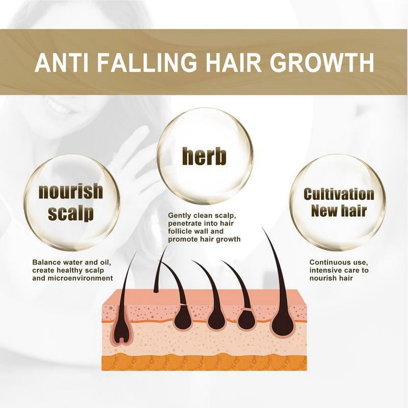Sabonete artesanal para o crescimento do cabelo, shampoo arroz de aveia, sabonete orgânico, anti queda de cabelo, shampoo para couro cabeludo seco e cabelos danificados, 60g