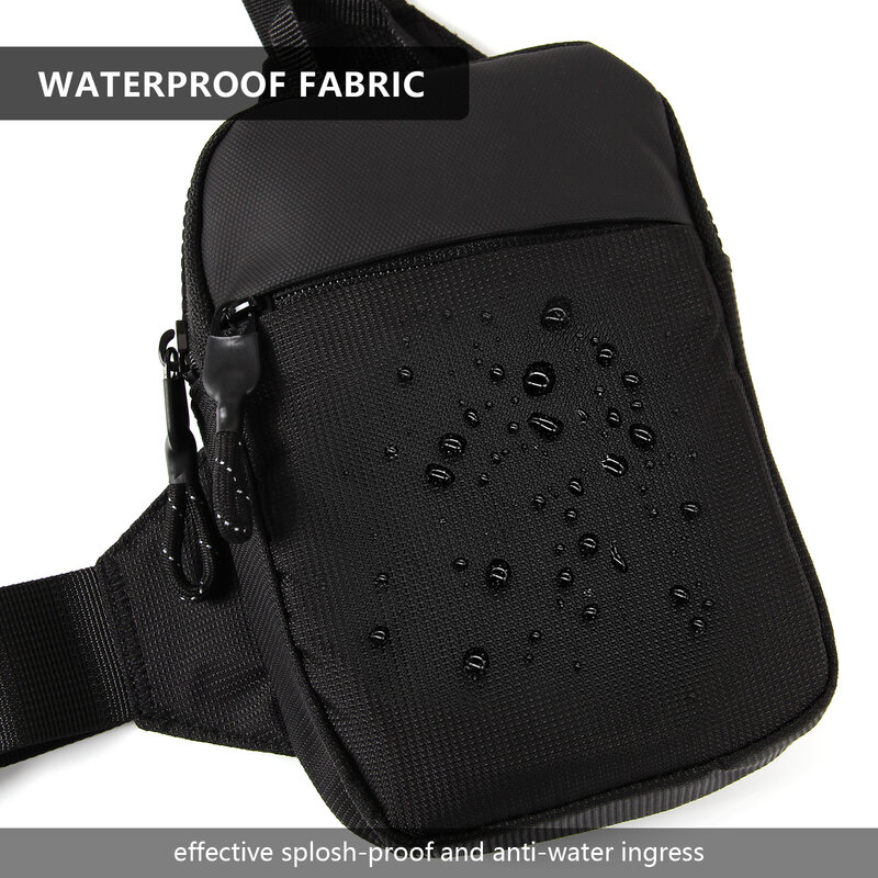 Мужская сумка-слинг Alessia Cara, маленькая сумка через плечо, легкая Повседневная нагрудная сумка для телефона, водонепроницаемая сумка-слинг для путешествий Hikin