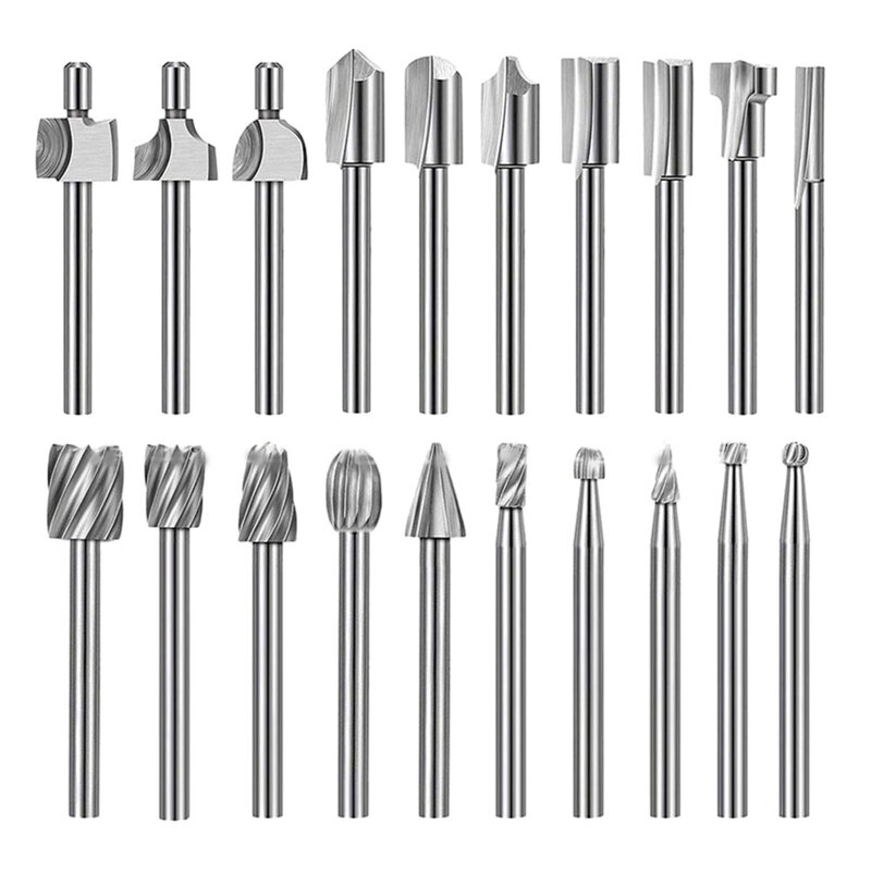 Router Bits Rotary Tools Engraving For DIY Woodworking 39mm Rotary Burr Set Rotary Tools Woodworking Power Tools