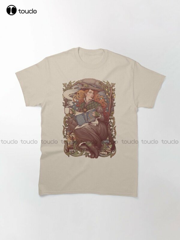Unisex Impressão Digital T-Shirt, Custom Aldult Tee Camisetas, Alternativa Folk Witch, Presente clássico, Xs-5XL