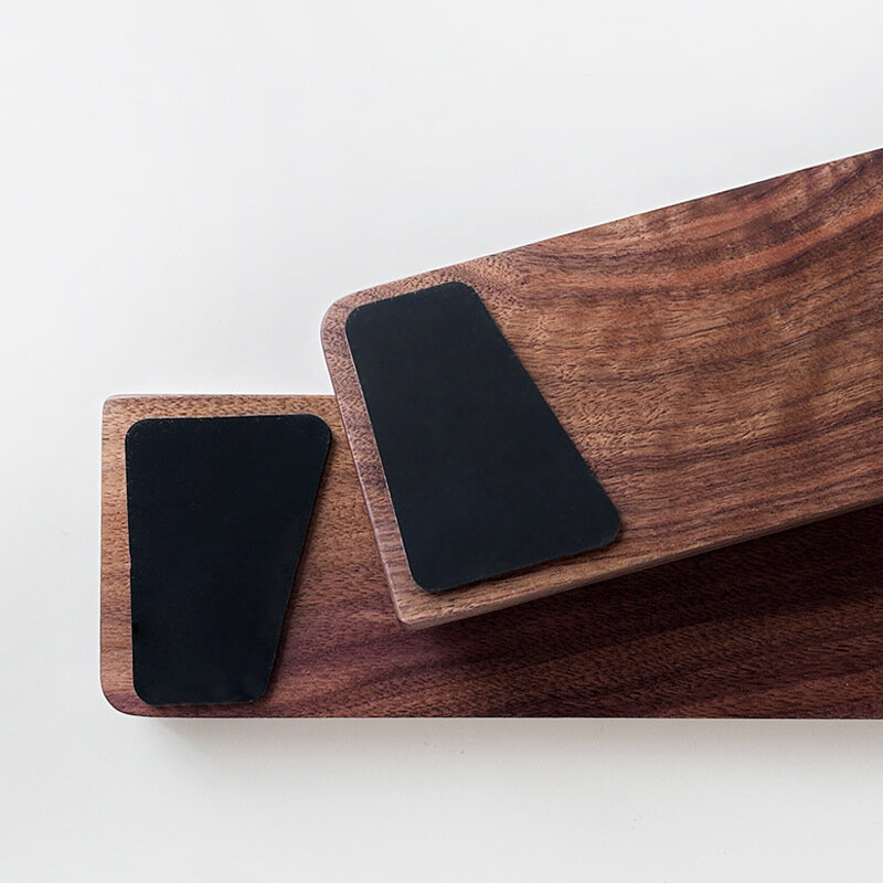 Almofada de madeira para palmeira para teclado, Suporte para descanso de pulso, Protetor antiderrapante, Design ergonômico