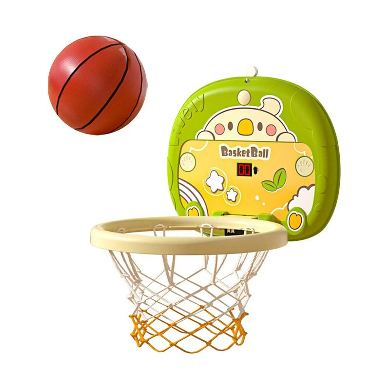 Set ring basket Mini, papan olahraga latihan basket, papan latar untuk taman di luar anak semua usia