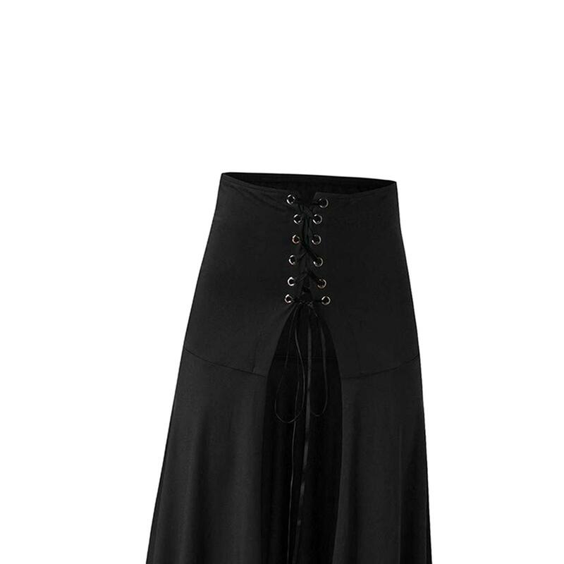 Женская юбка на Хэллоуин, юбка с высокой талией в стиле стимпанк для праздника, вечеринки, карнавала
