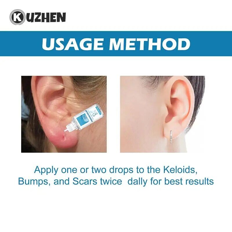 30ml soluzione per la cura del Piercing all'orecchio disinfettante per il naso Piercing per il corpo Aftercare riduce l'allergia detergente portatile per Formula sicura